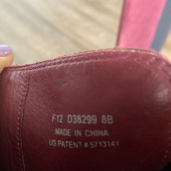 Cole Haan Jodhpurs Burgundy Knee High Suede Boots. - Picture 6 of 6